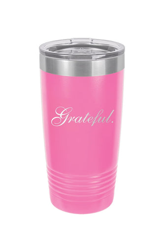 Pink Grateful 20oz Insulated Tumbler