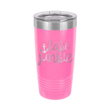 Load image into Gallery viewer, Lake Junkie Pink 20oz Insulated Tumbler