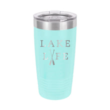 Load image into Gallery viewer, Lake Life Teal 20oz Insulated Tumbler