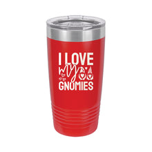 Load image into Gallery viewer, I Love My Gnomies Red 20oz Insulated Tumbler