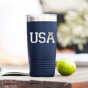 USA Navy 20oz Insulated Tumbler