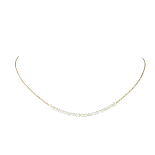 Gold Pearl Necklace