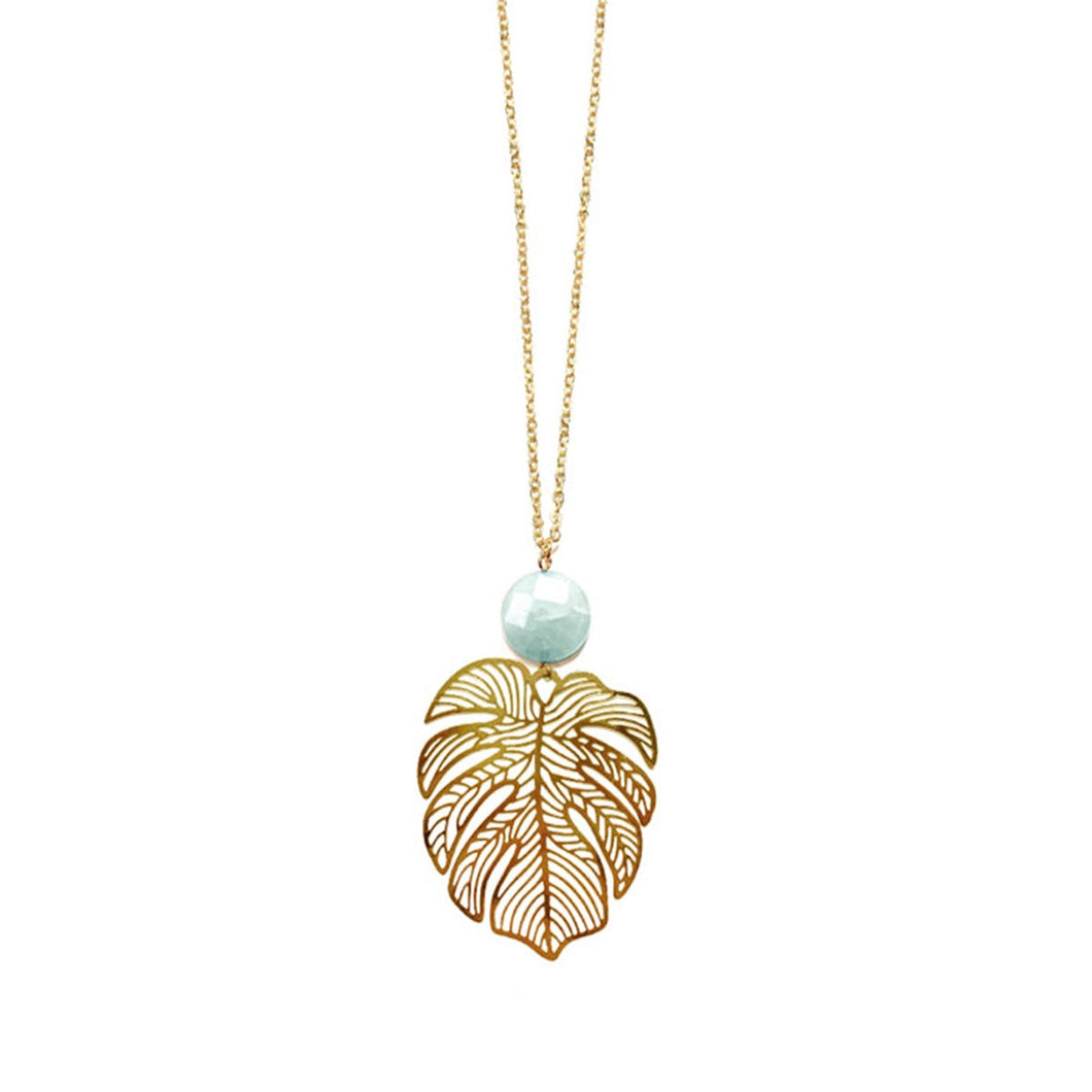 Aqua Palm Bay Necklace