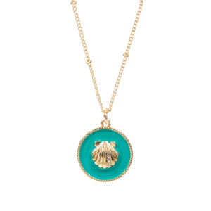 Feeling Nauti Mint Seashell Necklace