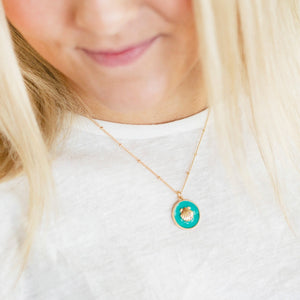 Feeling Nauti Mint Seashell Necklace