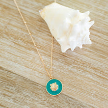 Load image into Gallery viewer, Feeling Nauti Mint Seashell Necklace