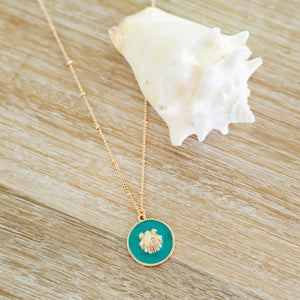 Feeling Nauti Mint Seashell Necklace