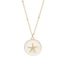 Load image into Gallery viewer, Feeling Nauti White Starfish Necklace