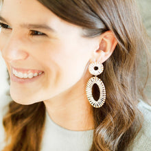 Load image into Gallery viewer, White Summer Earrings