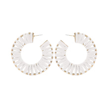 Load image into Gallery viewer, White Georgia Earrings