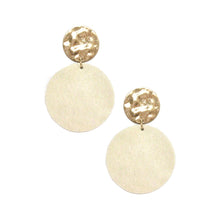 Load image into Gallery viewer, Creme Natalie  Earrings